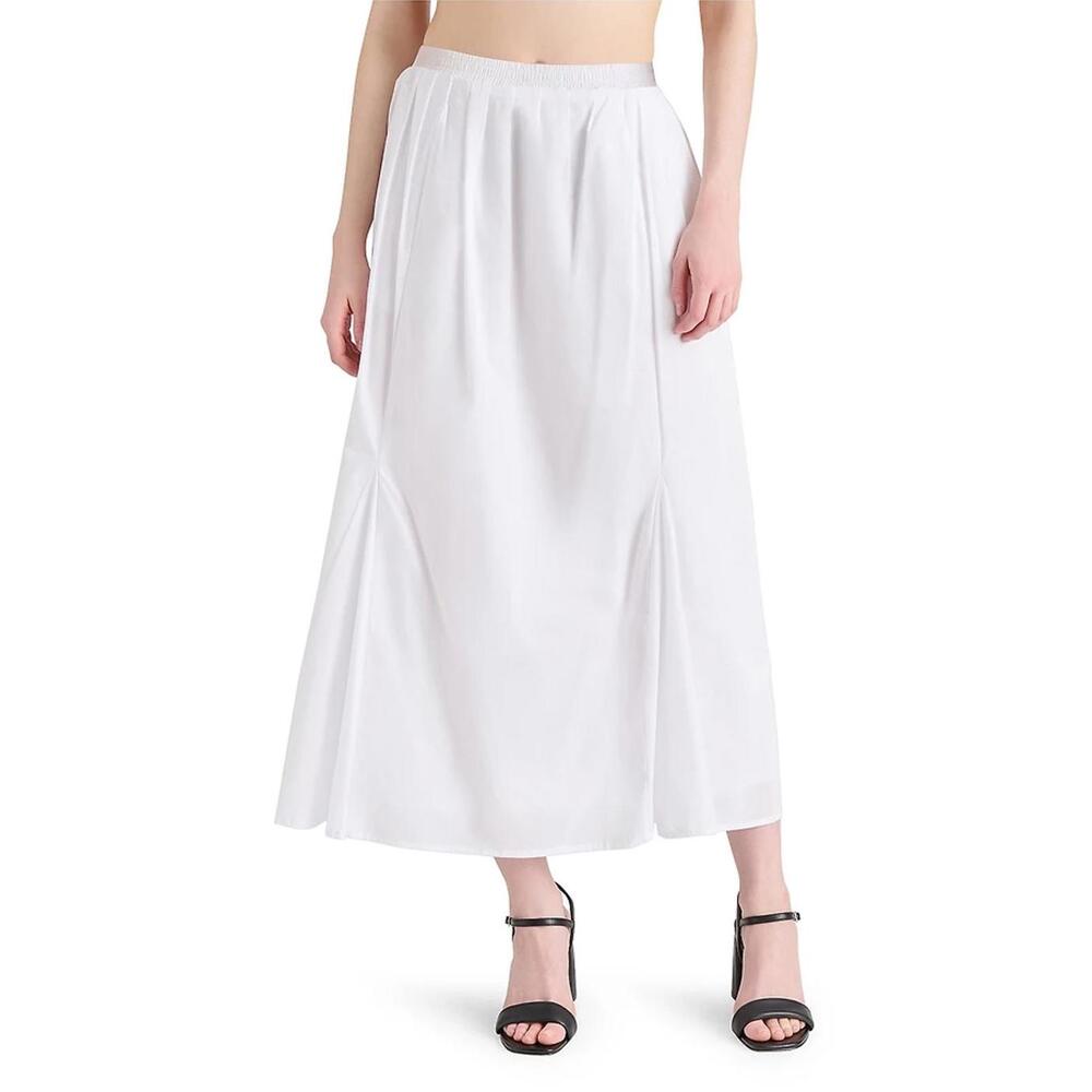 Steve Madden Karina Elastic Waist Midi Skirt